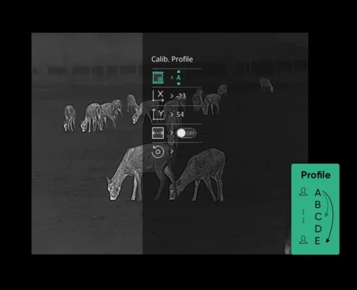 HIKMICRO Thunder TH35PCR 2.0 Thermal Clip-on – With a Reticle (35mm) - Image 7