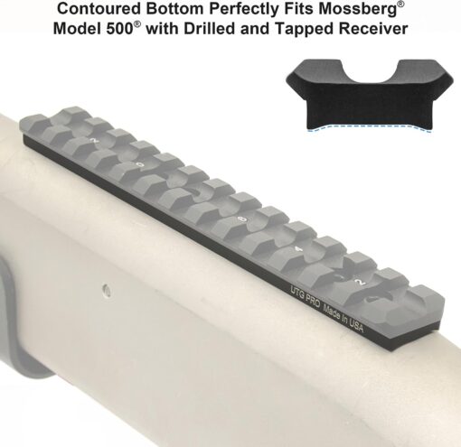 UTG PRO Made in USA Model 500® Shotgun Picatinny Rail Mount - Image 4