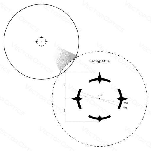 Vector optics Paragon 1x16 Micro Prism Scope - Image 10