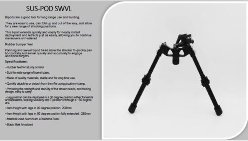 SUS-TAC Bipod SWVL - Image 4