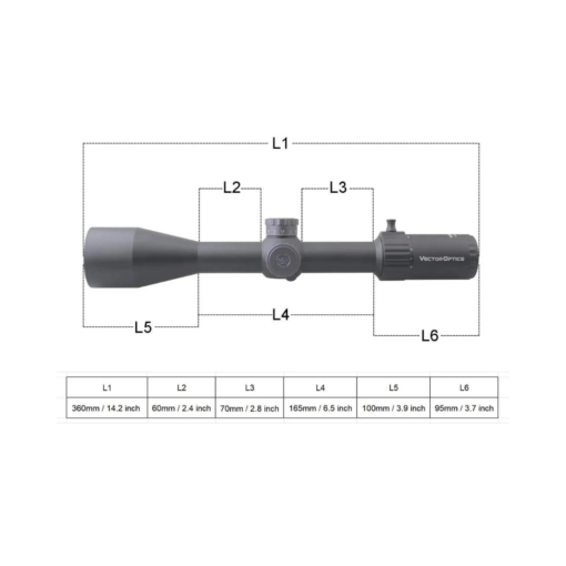VECTOR OPTICS MARKSMAN 6-24X50 FFP MILL - Image 7