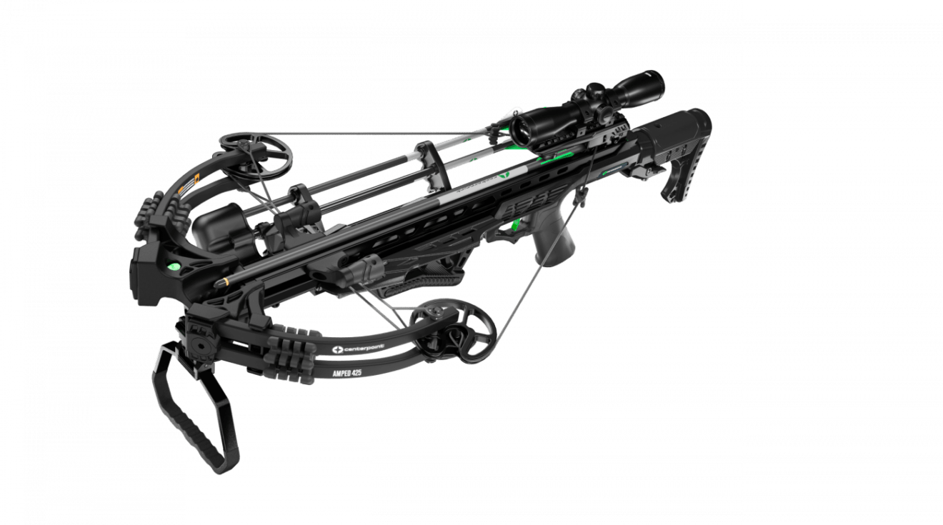 Center Point Collection CenterPoint Amped 425 Crossbow Package with Silent Crank - 360 Arms