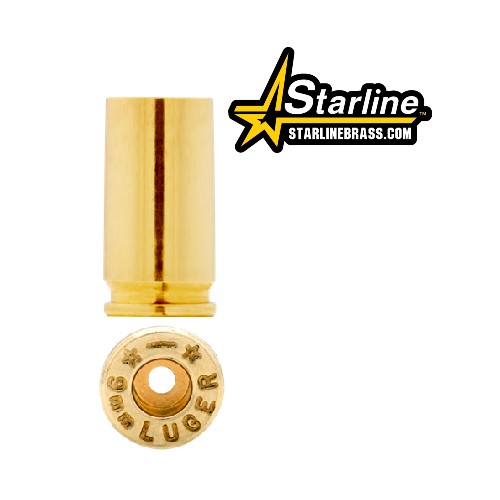 STARLINE 9mmP +P BRASS (100) - 360 Arms