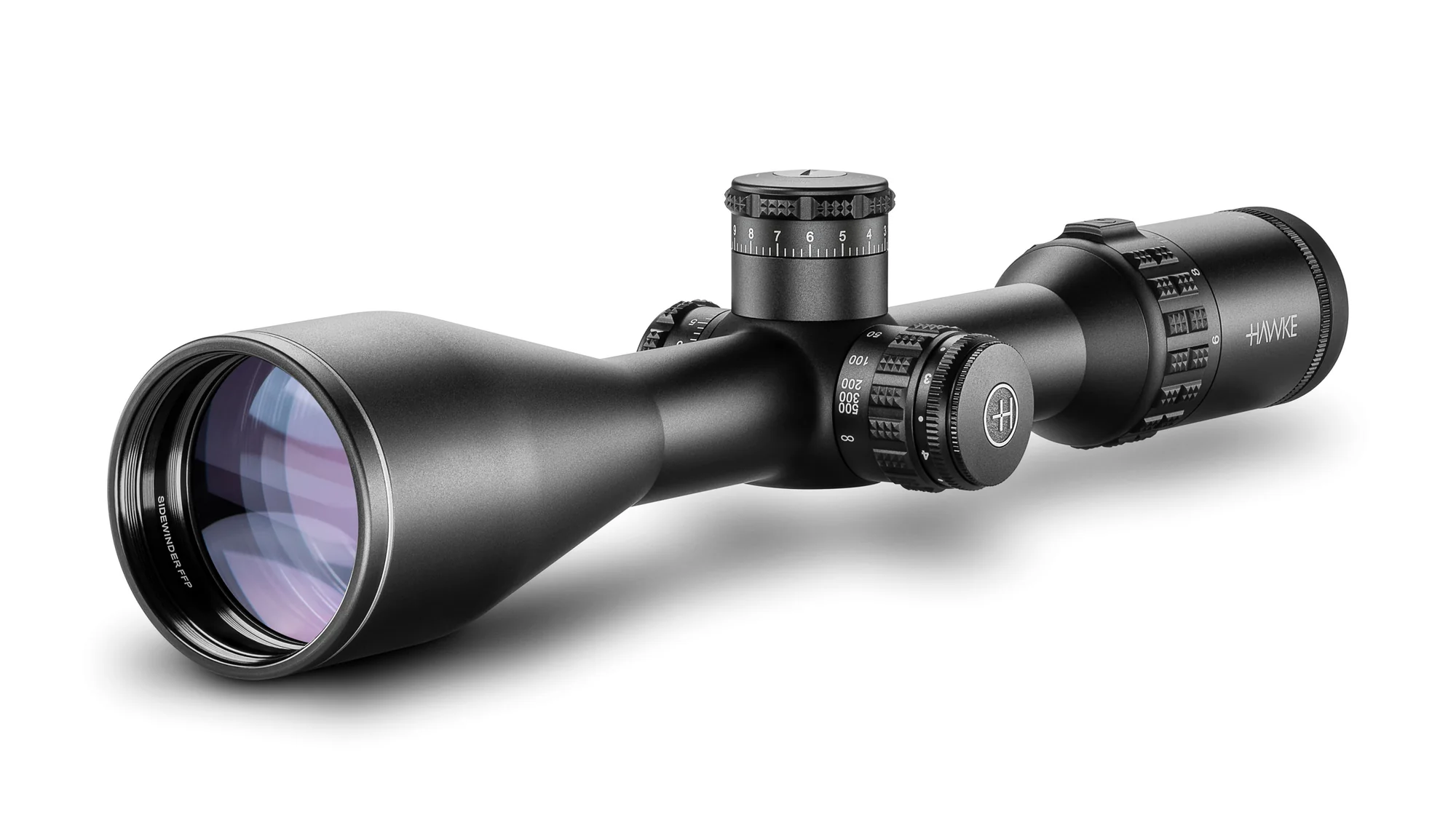 SIDEWINDER 30 6-24X56MM FFP SF IR (½ MIL DOT RETICLE)