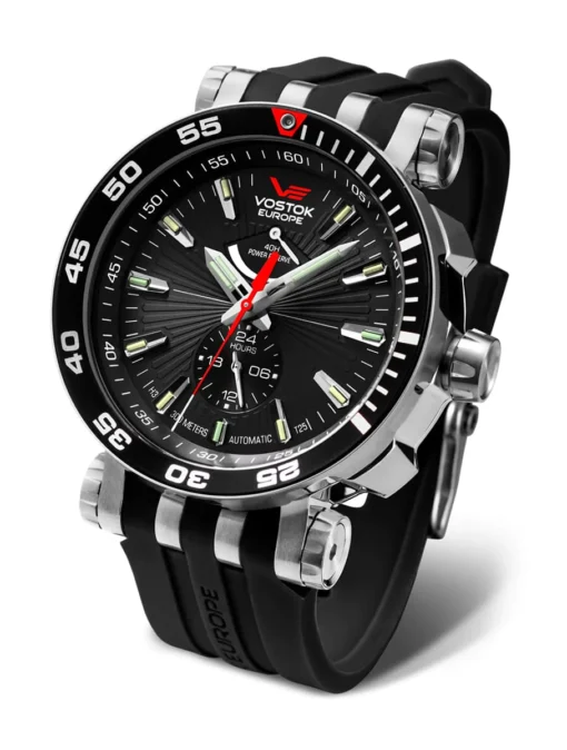 Vostok YN84-575A538- Black Rubber