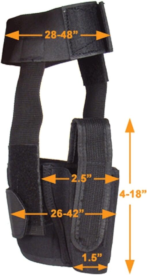 UTG Concealed Ankle Holster, Black - Image 5
