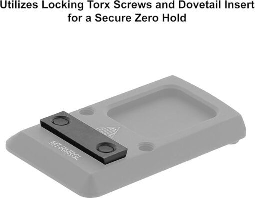 UTG Super Slim RMR® Mount for Glock Rear Sight Dovetail - Image 2
