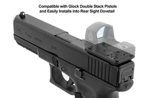 UTG Super Slim RDM20 Mount Glock Rear Sight D/tail RDM-20GL - Image 2
