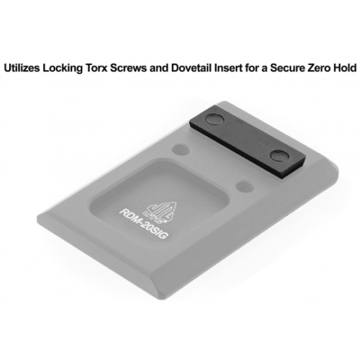 UTG Super Slim RDM20 Mount SigP320 Rear Sight RDM-20SIG - Image 6
