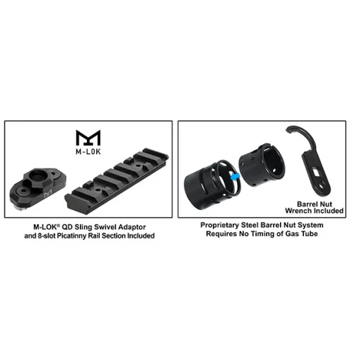 UTG PRO M-LOK® AR15 15" Super Slim Free Float Handguard - Image 5