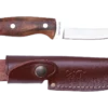 BROWNING KNIFE MADERA FIXED WALNUTT LEATHER SHEATH 10CM