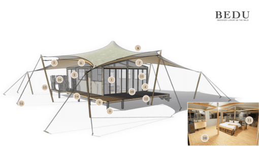 Bedu glamping standard 5-star Camping - Image 4