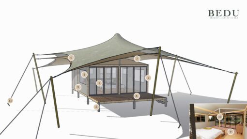 Bedu glamping standard 5-star Camping - Image 5