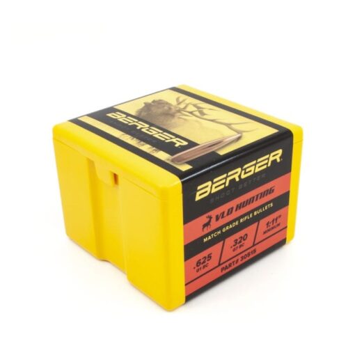 BERGER .30 Caliber 210 Grain Very Low Drag (VLD) Hunting Rifle Bullet - Image 2