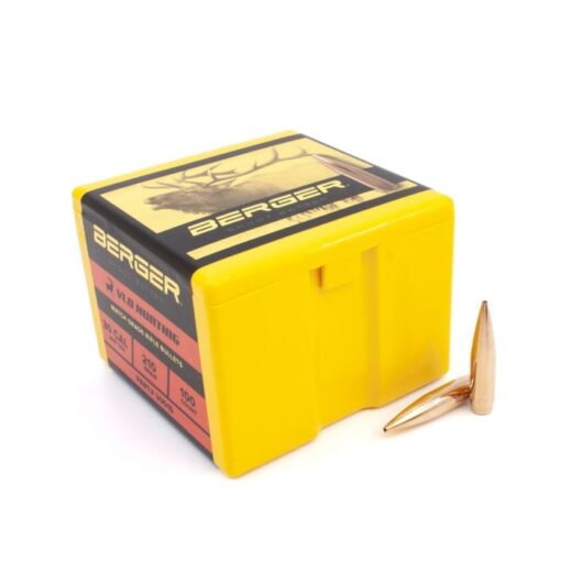 BERGER .30 Caliber 210 Grain Very Low Drag (VLD) Hunting Rifle Bullet - Image 3
