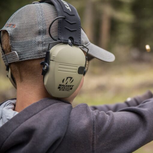 RAZOR SLIM ELECTRONIC MUFF FDE TACTICAL GRIP HEADBAND FDE 23 DB - Image 5
