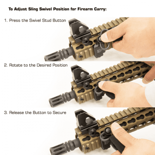 LOW-PRO PICATINNY MOUNT ANGLED QD SLING ADPT - Image 7