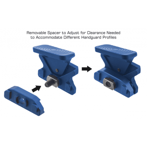 ANGLED INDEX MOUNT,M-LOK MATTE BLUE - Image 8