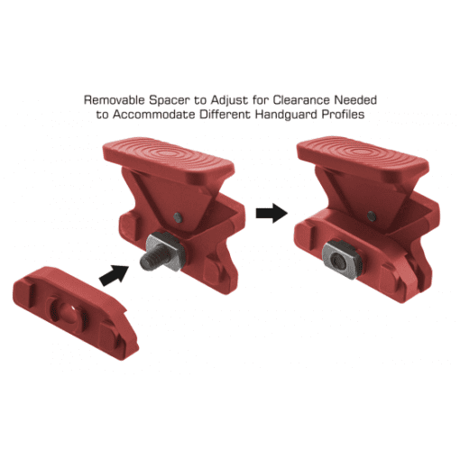 ANGLED INDEX MOUNT,M-LOK MATTE RED - Image 8