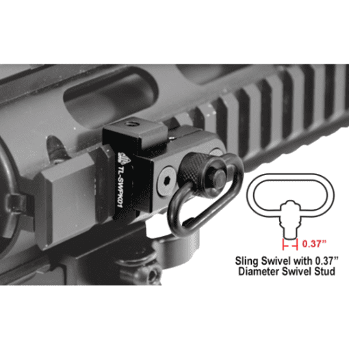 PICATINNY/KEYMOD COMPATIBLE ADAPTOR FOR QD SLING SWIVEL - Image 4