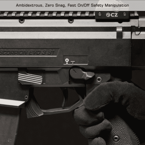 CZ SCORPION EVO 3 SAFETY SELECTORS, BLACK - Image 3