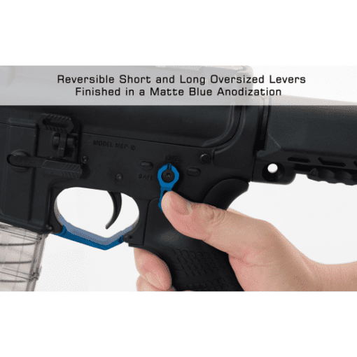 AR15 AMBIDEXTROUS 45/90 SAFETY SELECTOR, BLUE - Image 4