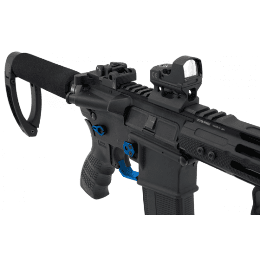 AR15 AMBIDEXTROUS EXTENDED MAGAZINE RELEASE , BLUE - Image 3