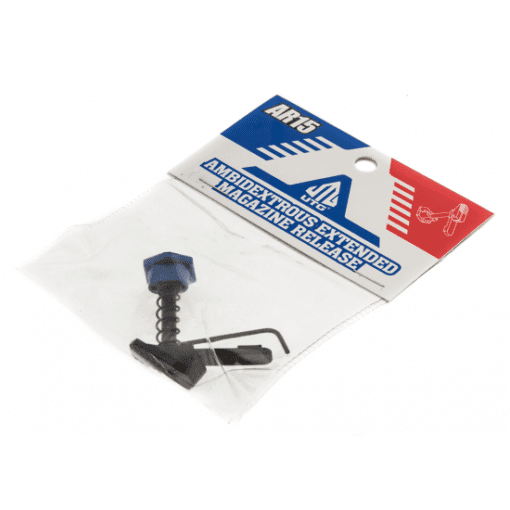 AR15 AMBIDEXTROUS EXTENDED MAGAZINE RELEASE , BLUE - Image 5