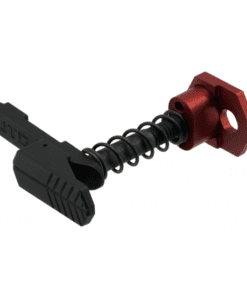 AR15 AMBIDEXTROUS EXTENDED MAGAZINE RELEASE , RED