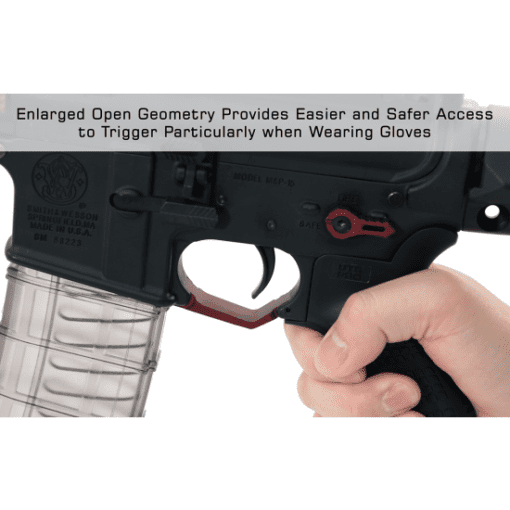 AR15 OVERSIZED TRIGGER GUARD MATTE RED - Image 4