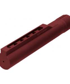 AR15 6-POSITION RECIEVER EXTENSION TUBE MIL-SPEC MATT RED