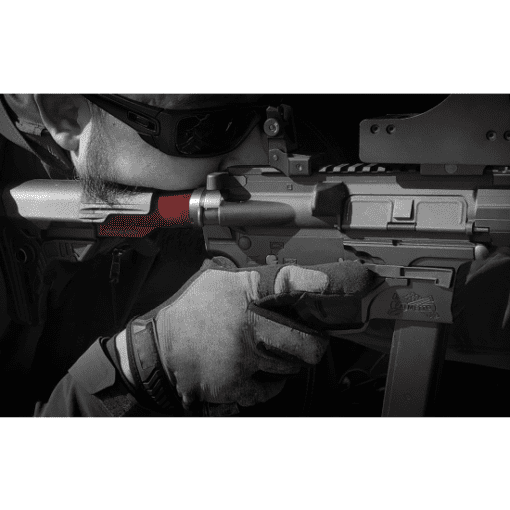 AR15 6-POSITION RECIEVER EXTENSION TUBE MIL-SPEC MATT RED - Image 5