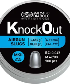 4.51MM JSB KNOCK OUT SLUGS MKII (500) 10.03GR