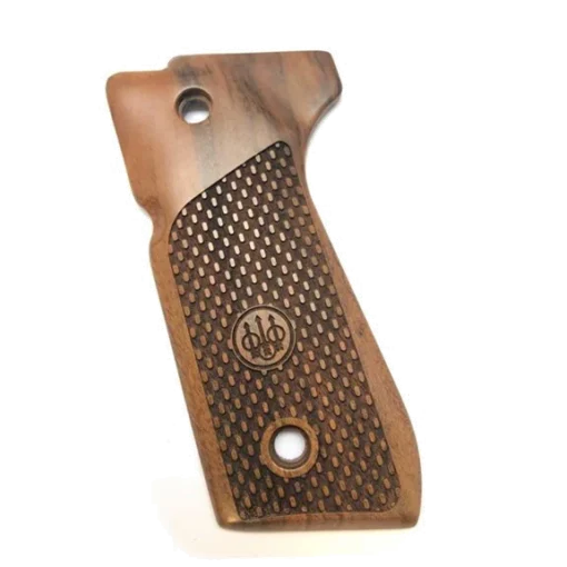 BERETTA 92 SERIES OVAL PRO WALNUT WOOD GRIPS - Image 2