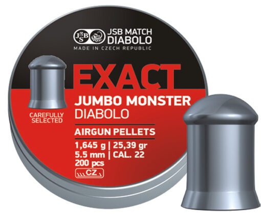 5.52MM JSB JUMBO EXACT MONSTER (200) 25.4GR
