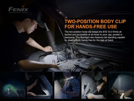 Fenix E12 V2.0 Led Flashlight - Image 7