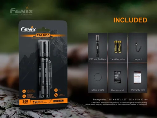 Fenix E20 V2.0 LED flashlight - Image 7