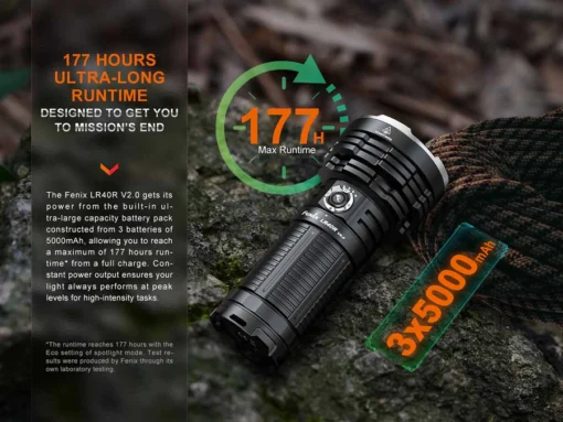 Fenix LR40R V2.0 LED Flashlight - Image 14