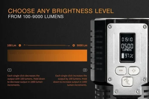 FENIX TK72R Led flashlight - Image 5