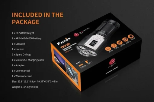 FENIX TK72R Led flashlight - Image 6