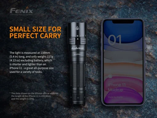 Fenix flashlight pd40r v2.0 3000 lumens – rechargeable - Image 11