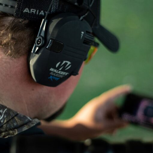 RAZOR X-TRM DIGITAL LOW PROFILE MUFF BLACK COMFORT GEL PADS + COOL MESH HEADBAND 21DB - Image 4