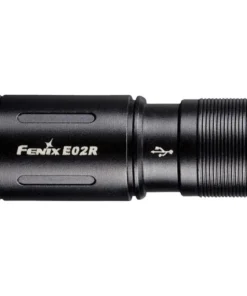 Fenix E02R flashlight black – 200 lumens