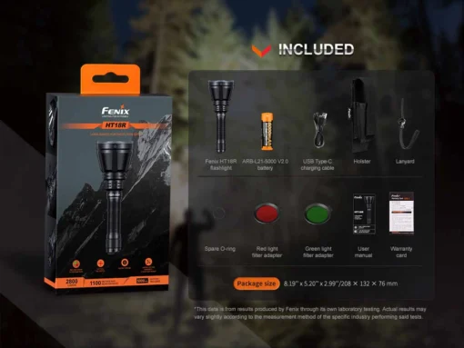 Fenix HT18R LED Flashlight - Image 10