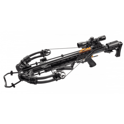 MAN KUNG 200LB COMPOUND CROSSBOW KRAKEN BLACK – MK-XB58-BK-KIT