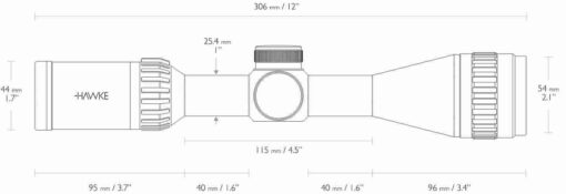 Hawke AIRMAX EV 3-9X40MM (AMX RETICLE) - Image 3