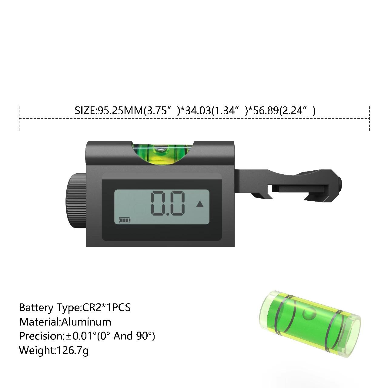 thumbnail image 2 of Precision Digital Scope Level & Inclinometer - ±0.1° Accuracy For Long Range Shooting 2 of 5