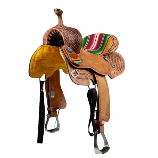 Western Saddle – The “All-Fired” Barrel Racer