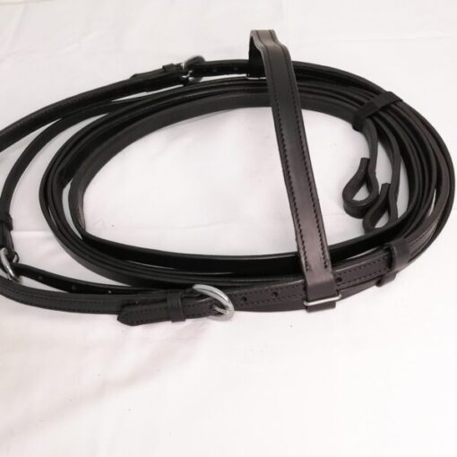 Leather Farm Bridle with reins Brown - Image 9