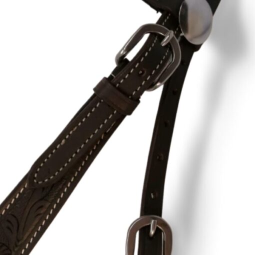 Carved Bridle with reins - Image 2
